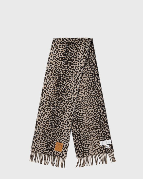 Double Face Wool Knit Scarf