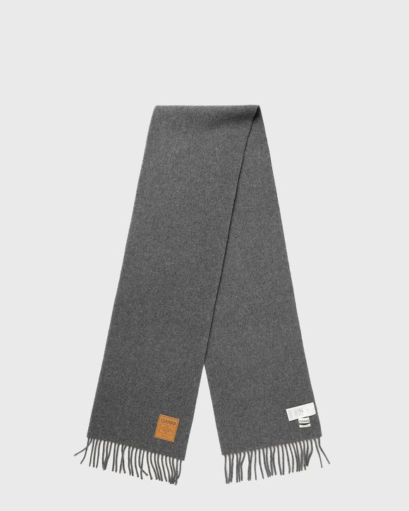 Double Face Wool Solid Scarf