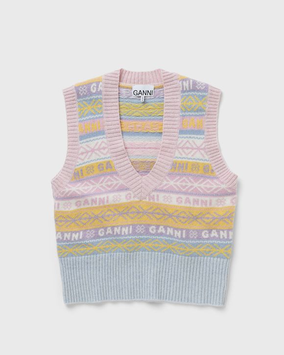 Graphic V-neck Vest