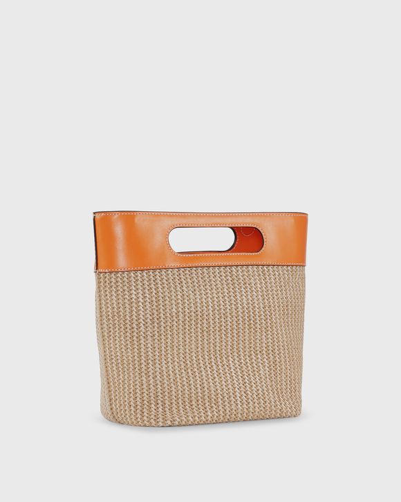 Kraft Small Tote Raffia