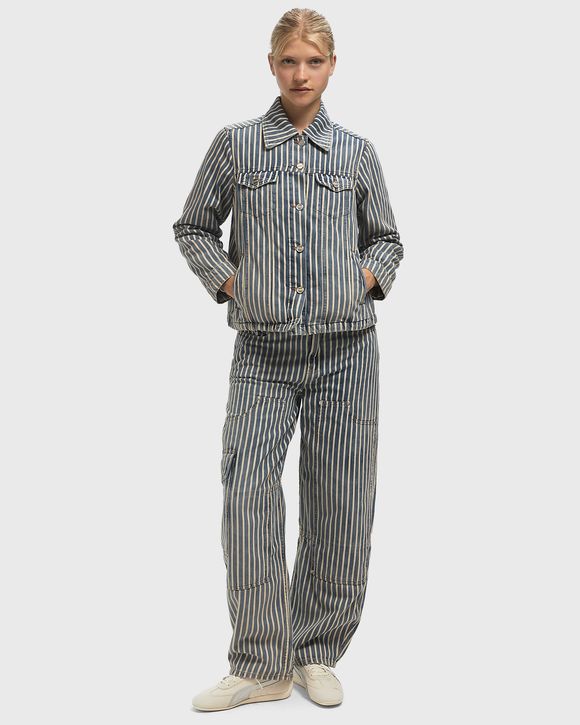 Light Stripe Denim Jacket