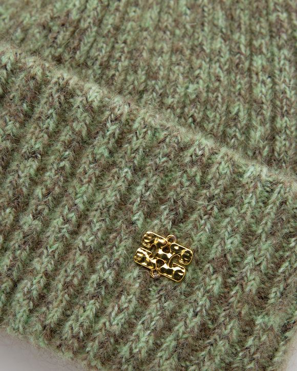 Melange Brushed Mohair Beanie