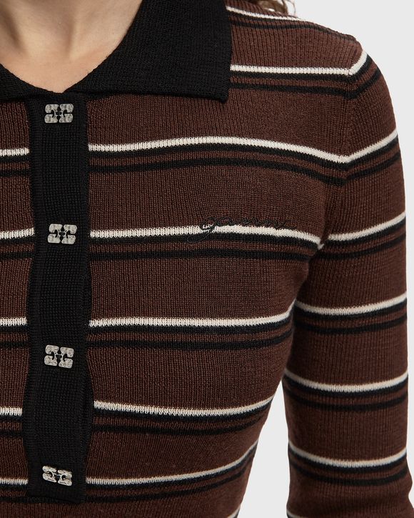 Mini Ribbed Merino Polo