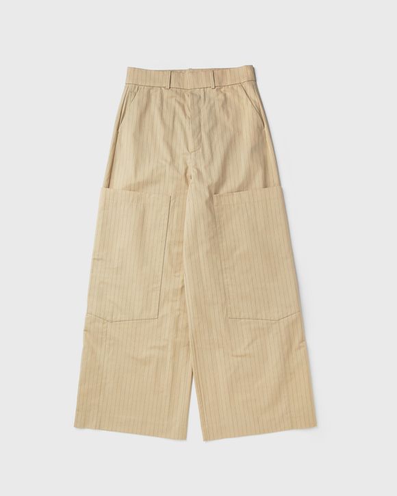Natural Suiting Stripe Baggy Cargo