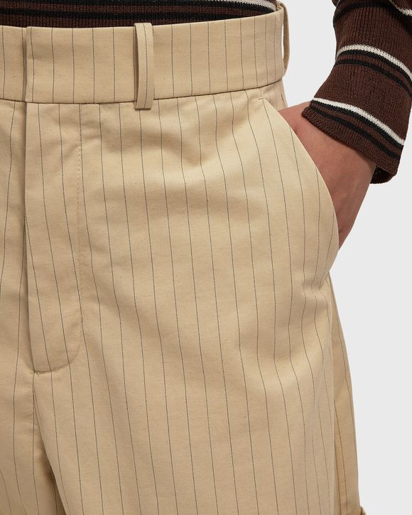 Natural Suiting Stripe Baggy Cargo