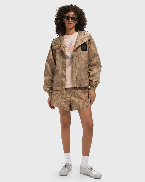 Printed Flyweight Nylon Hooded Jacket Printed