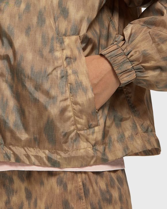 Printed Flyweight Nylon Hooded Jacket Printed
