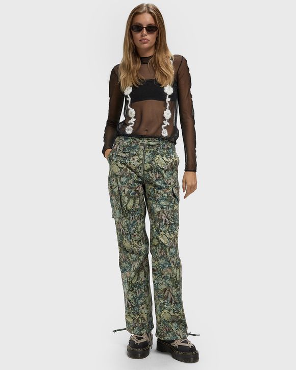 Printed Stretched Cotton Pants