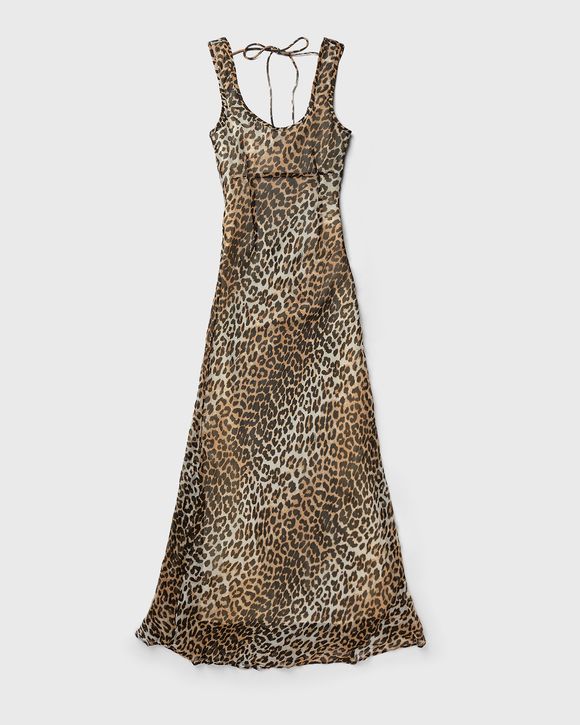 Printed Viscose Chiffon Maxi Dress
