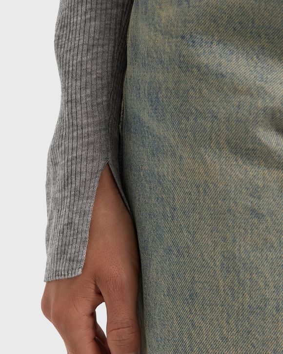 Sheer Wool Ribbed Polo