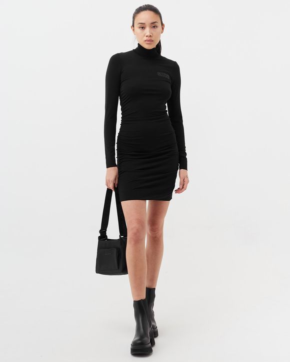 WMNS Fitted Highneck Mini Dress