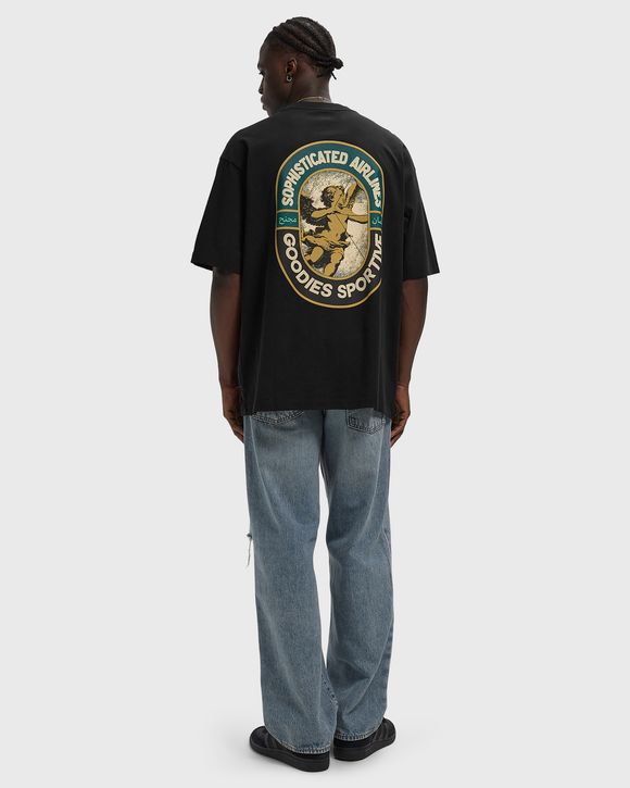 SOPHISTICATED AIRLINES BLACK TEE