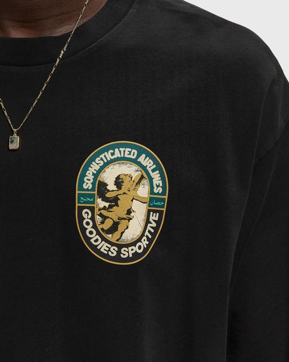 SOPHISTICATED AIRLINES BLACK TEE