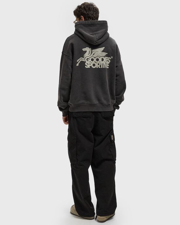 VINTAGE BLACK PEGASUS HOODIE