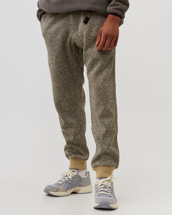 BONDING KNIT FLEECE NARROW RIB PANT