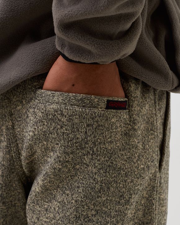 BONDING KNIT FLEECE NARROW RIB PANT