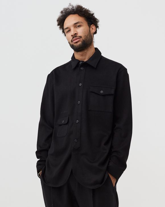 Wool Boxed Overshirt