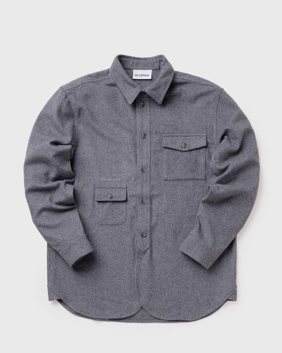 Wool Boxed Overshirt