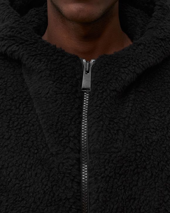 FLEECE HOODED JACKET