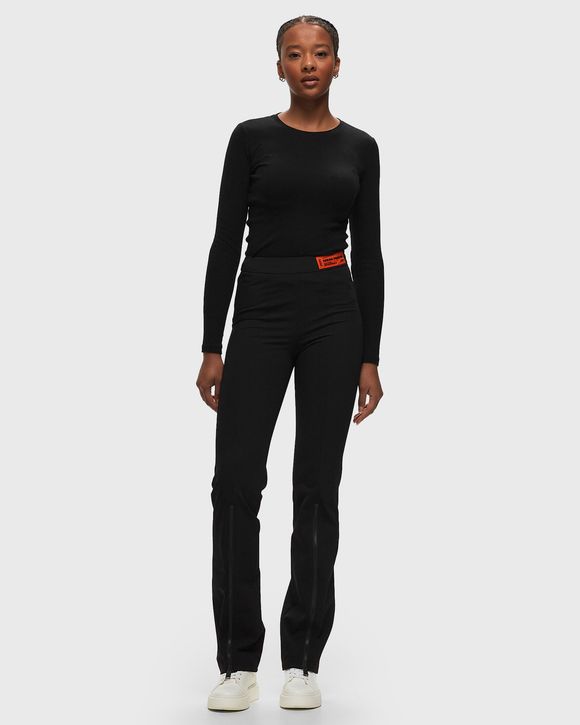 GABARDINE ZIP PANTS