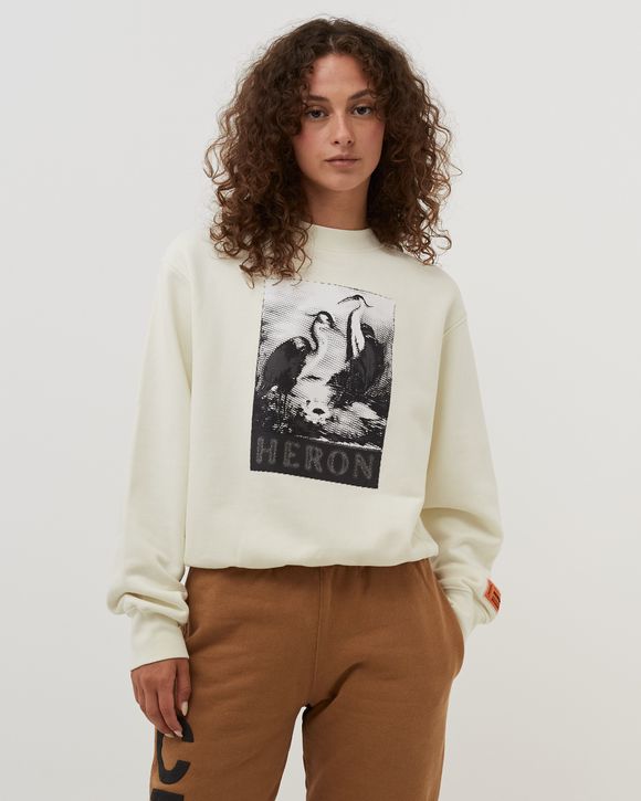 HALFTONE HERON CREWNECK