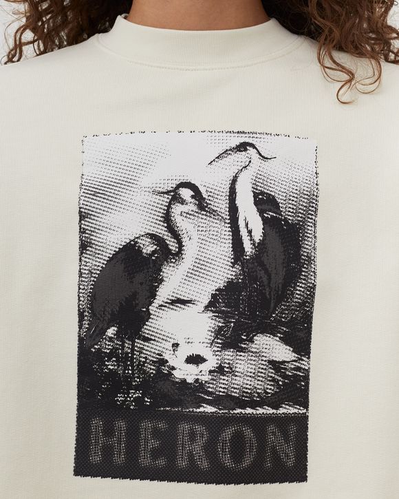 HALFTONE HERON CREWNECK