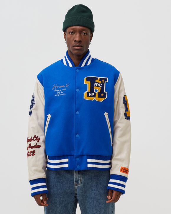 HERON PATCHES VARSITY JACKET