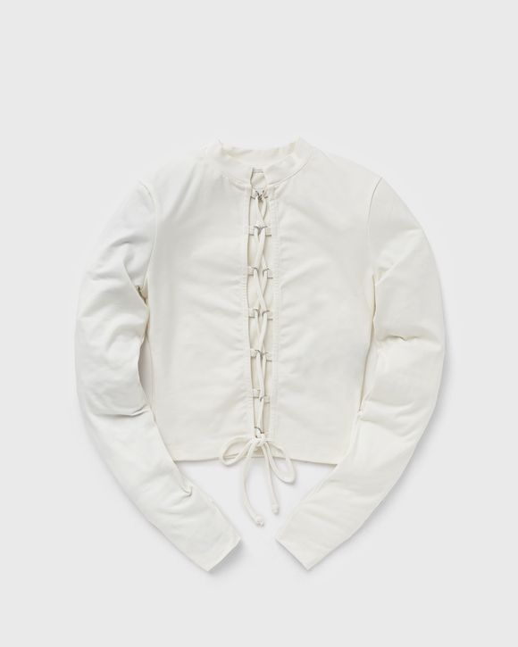 LACE-UP LS TEE