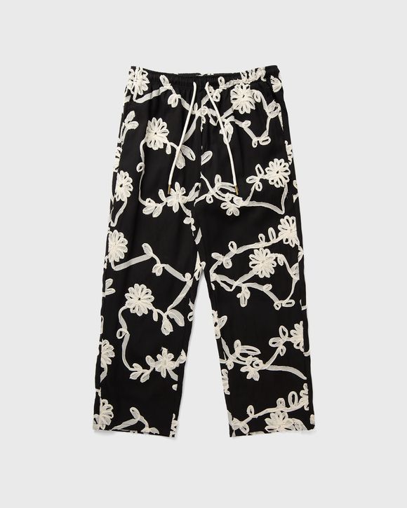 FLORAL RIBBON ANKLE PANT