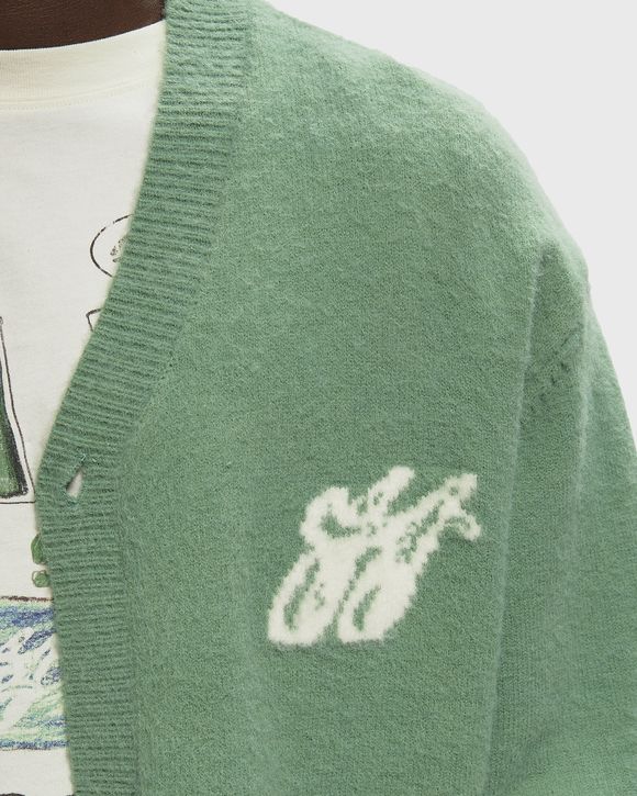 H BRUSHED KNIT CARDIGAN