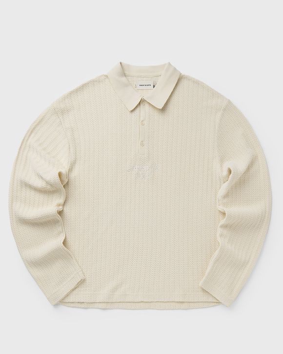 LONG SLEEVE KNIT POLO
