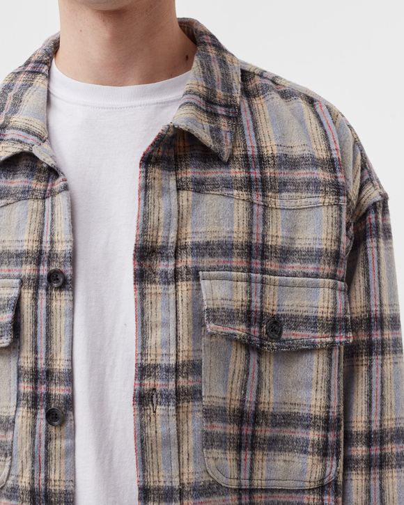 NOSTALGIA FLANNEL BUTTON UP SHIRT