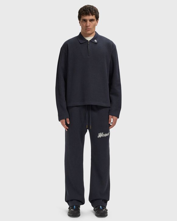 WAVY KNIT L/S POLO