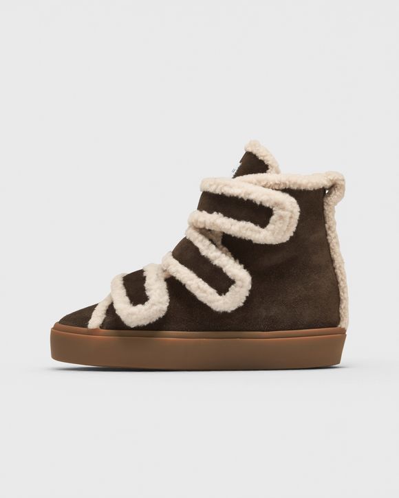 SHEARLING VELCRO WEDGE