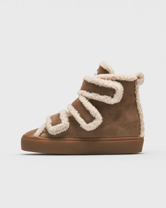 SHEARLING VELCRO WEDGE