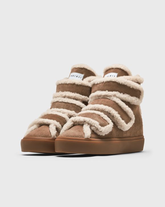 SHEARLING VELCRO WEDGE