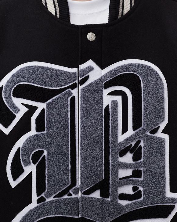 BROOKLYN NETS WOOL AND LEATHER JACKET