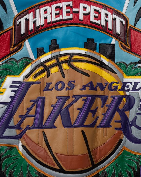 Los Angeles Lakers Three-Peat Leather Jacket