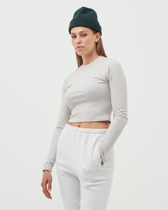 Cropped Crew Long Sleeve