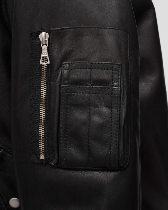 Leather Bogota Bomber