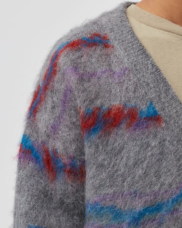 MOHAIR JACQUARD CARDIGAN