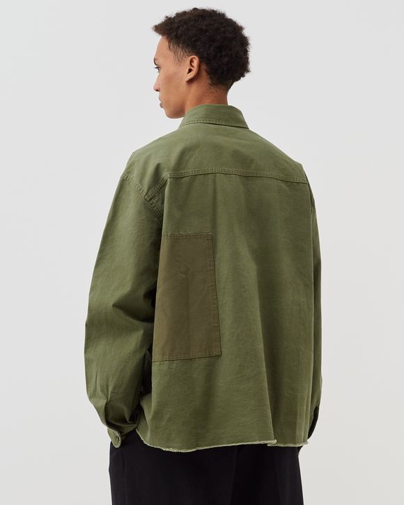 PANELED MILITARY SHIRT