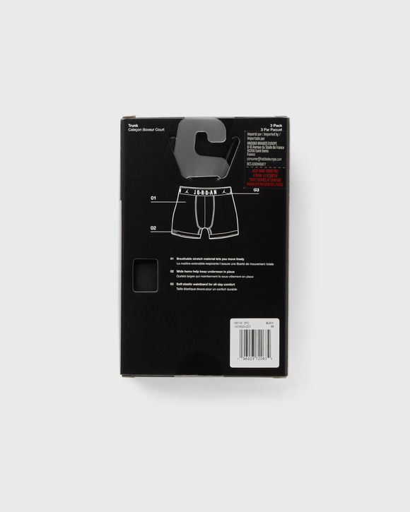 FLIGHT COTTON STRETCH 3PK TRUNK BOXER/BRIEF