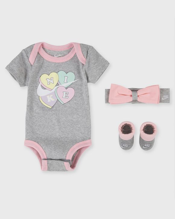 HEADBAND, BODYSUIT & BIB 3-PIECE SET