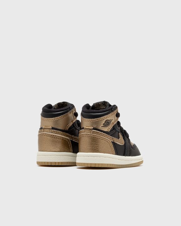 JORDAN 1 RETRO HIGH OG "BLACK AND GOLD" (TD)