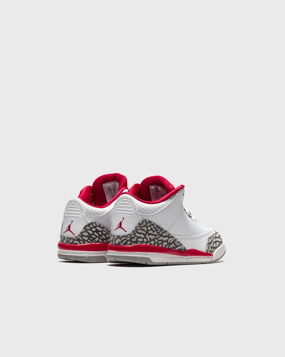 JORDAN 3 RETRO (TD) "Cardinal Red"