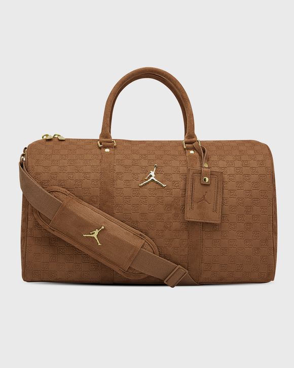 SUEDE MONOGRAM DUFFLE L