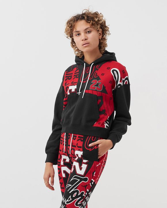 WMNS Fleece Allover Printed Hoodie