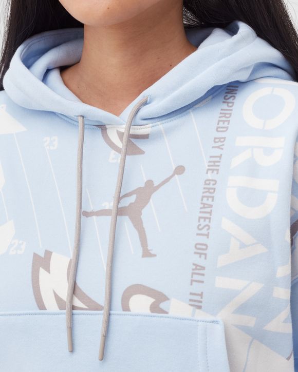 WMNS Fleece Allover Printed Hoodie