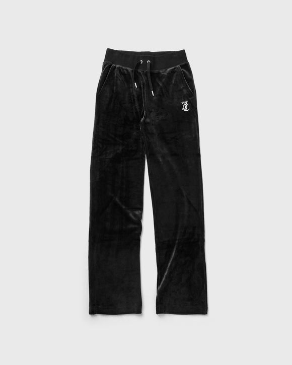 WMNS CLASSIC VELOUR TRACKPANT WITH DIAMANTE BRANDING